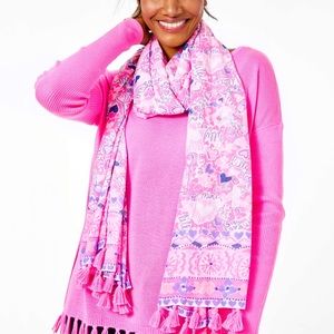 Lilly Pulitzer Resort Scarf Processco Pink